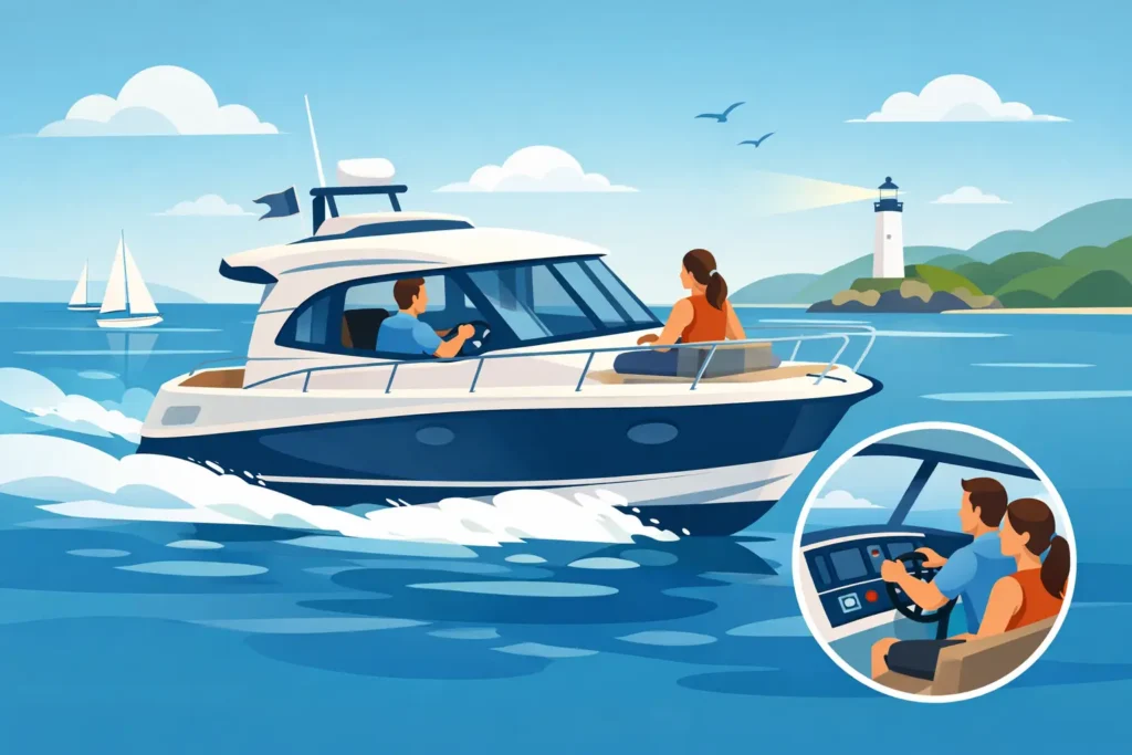 Kajuitboot leren varen zonder stress