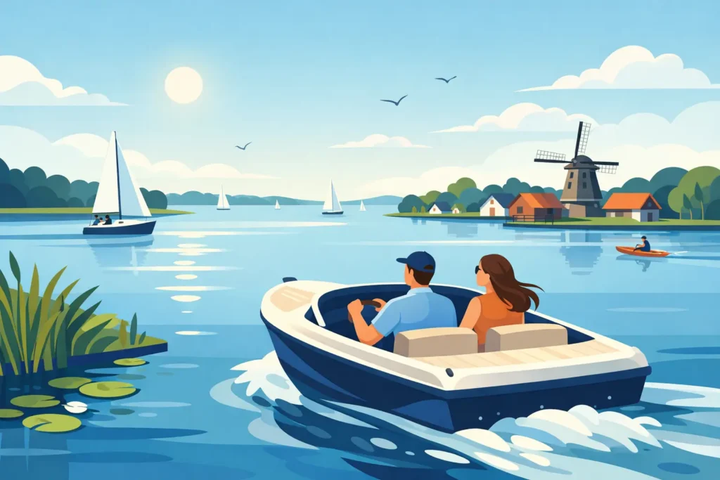 Leren varen op de Loosdrechtse Plassen