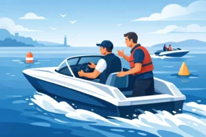 Snelle motorboot besturen leren in de praktijk