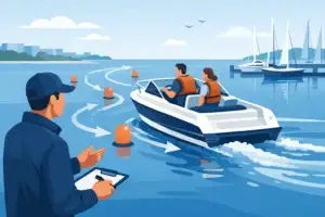 Praktijktraining boot manoeuvreren werkt