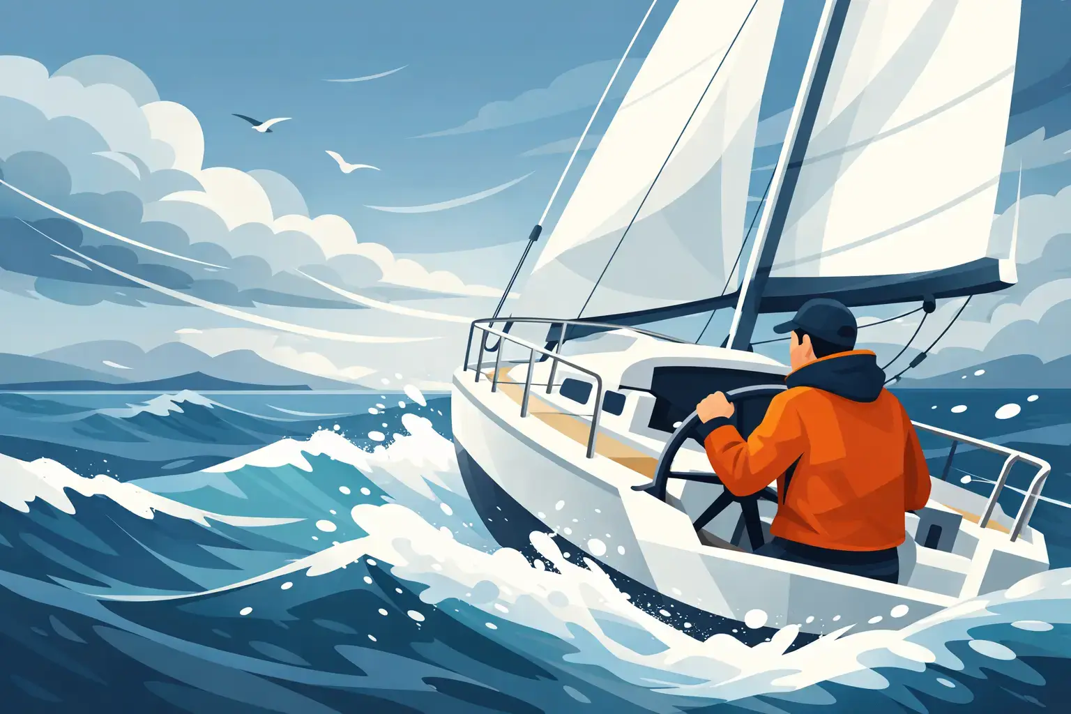 Veilig varen bij harde wind: zo houdt u controle