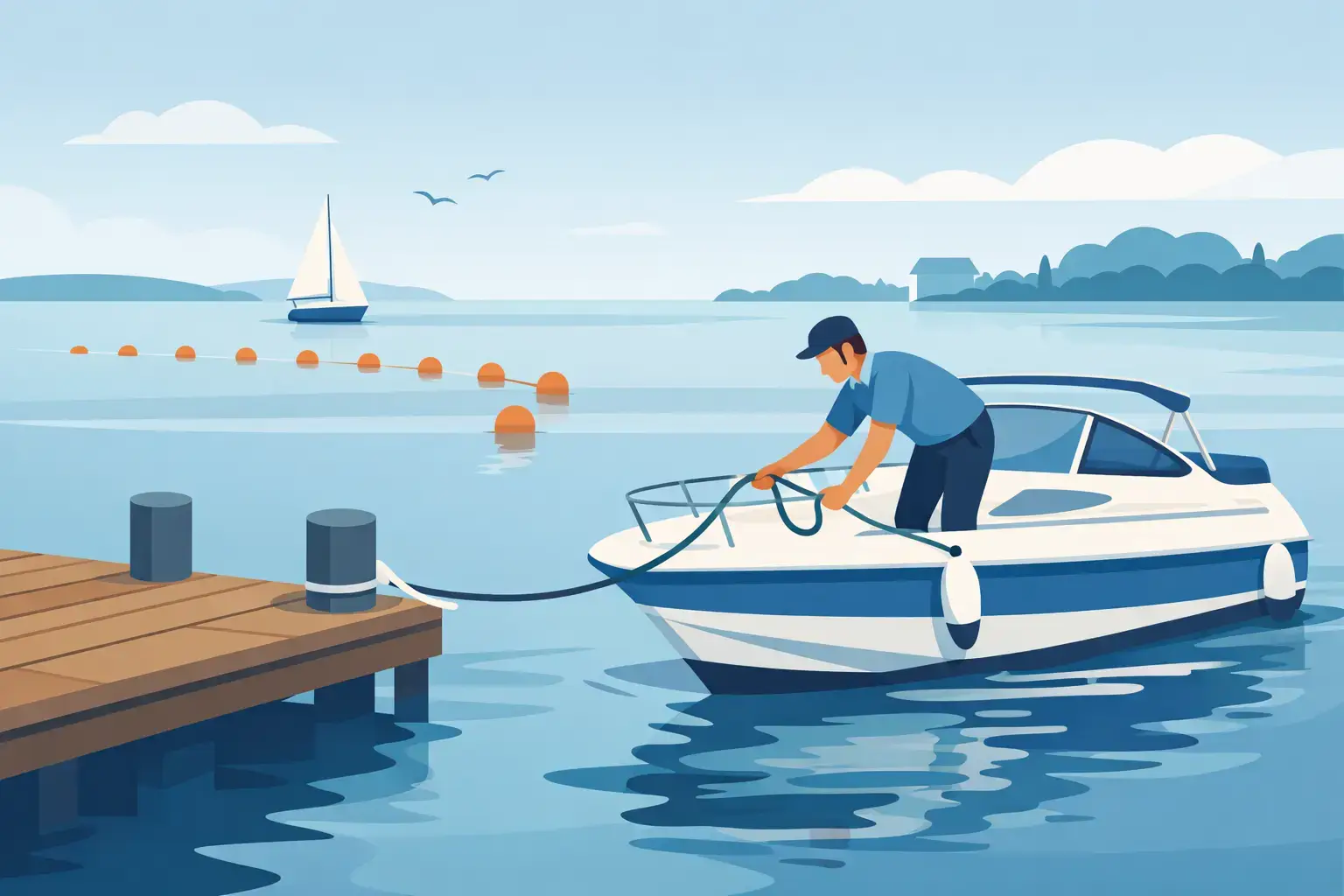 Boot afmeren leren: een rustig stappenplan